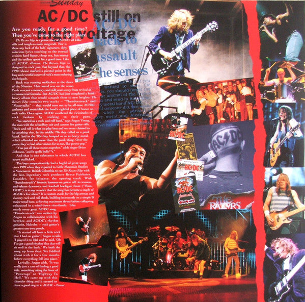 AC/DC : The Razors Edge (LP, Album, RE, RM, 180)