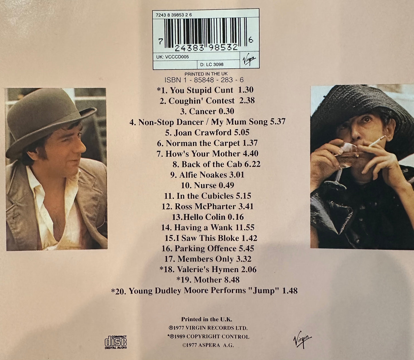 Derek & Clive - Come Again (CD)
