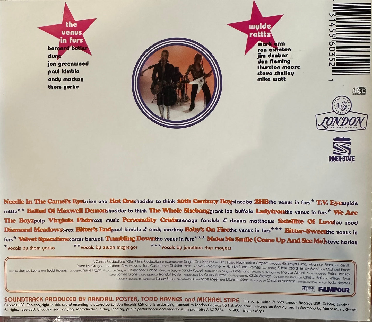 Soundtrack - Velvet Goldmine (CD)