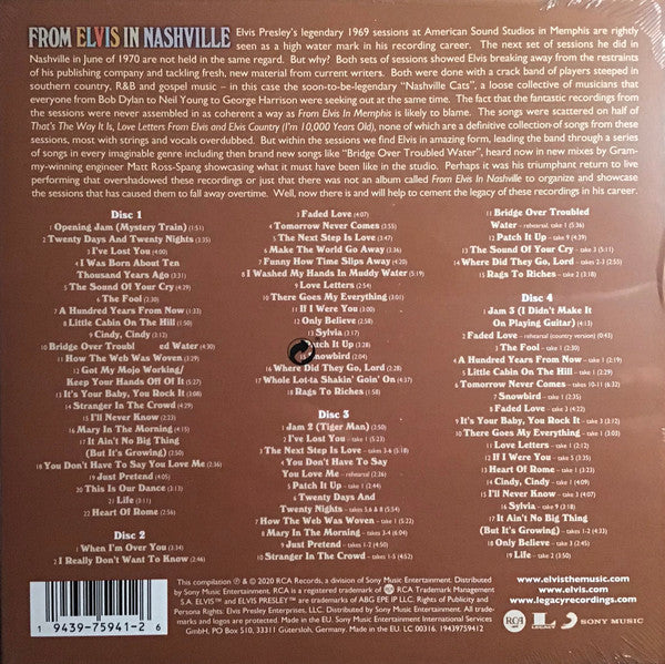 Elvis Presley : From Elvis In Nashville  (4xCD, Comp, Dlx + Box)