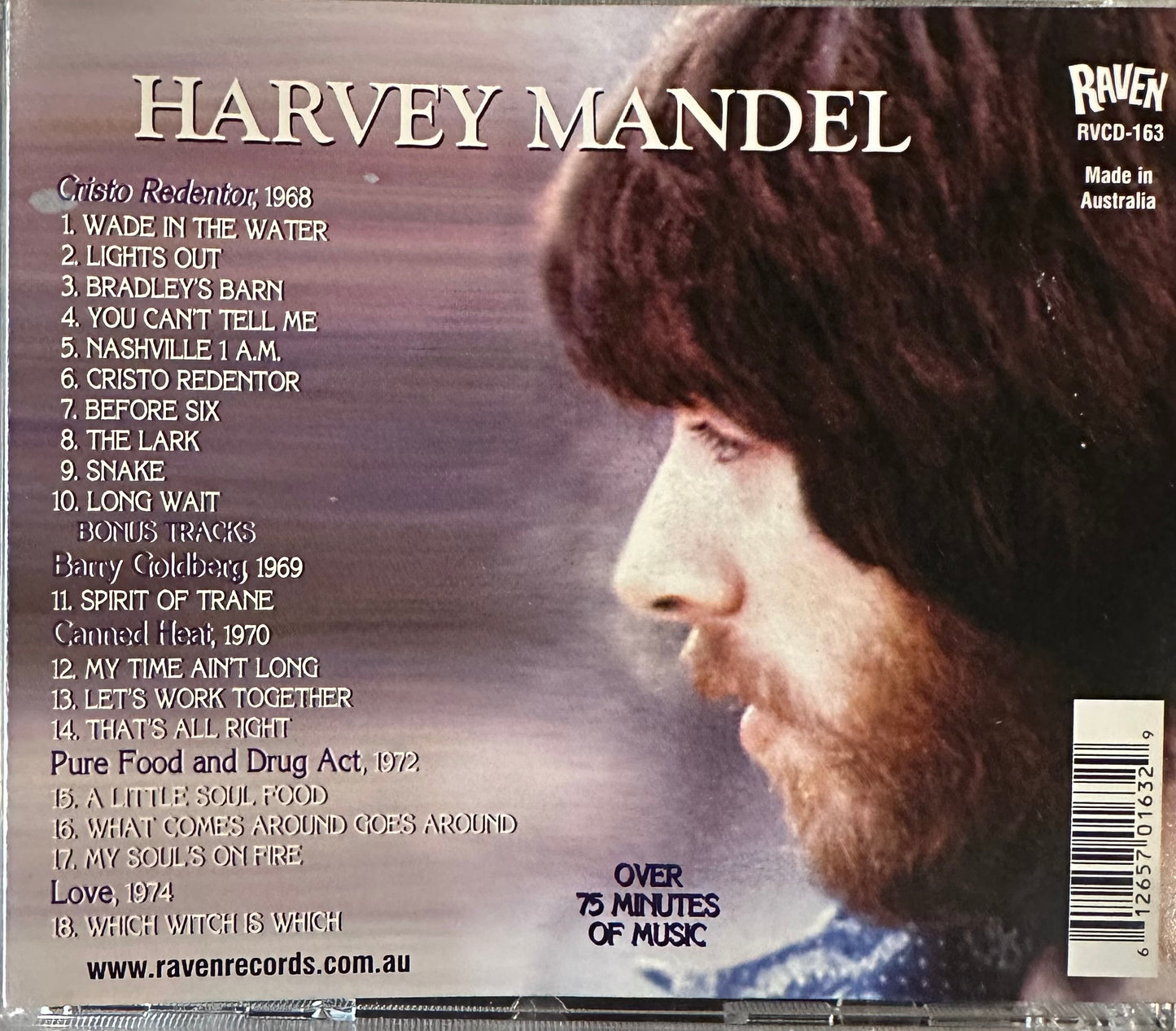 Harvey Mandel - Cristo Redentor… plus selected sessions (CD)