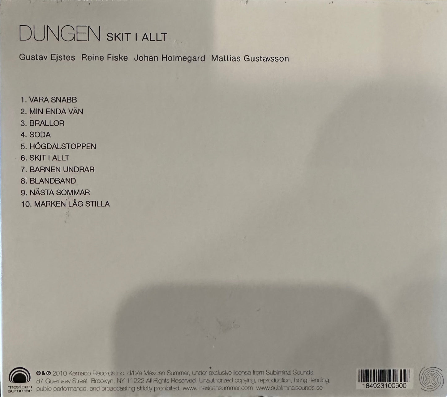 Dungen - Skit I Allt (CD)