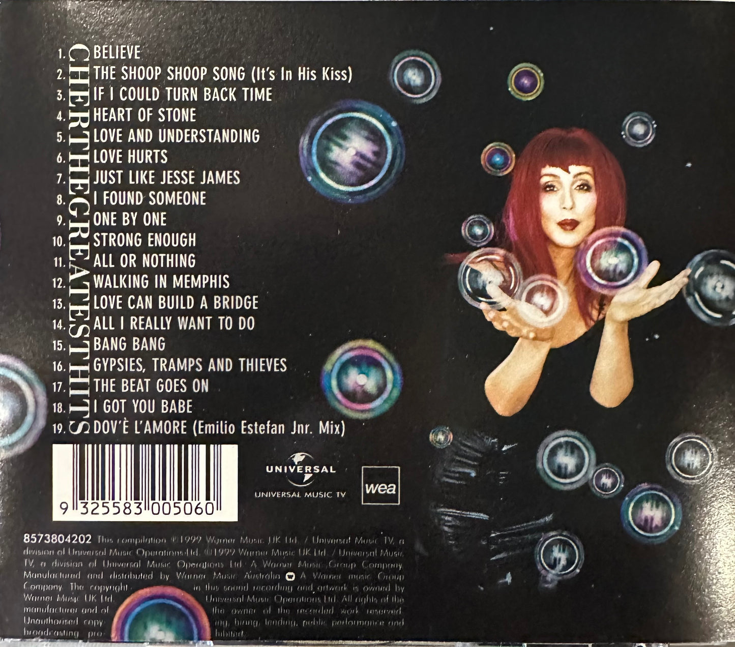 Cher - The Greatest Hits [1999] (CD)