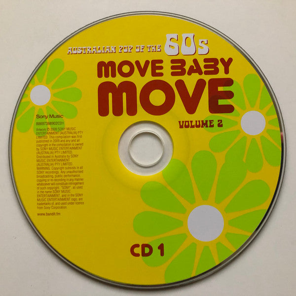 Various : Australian Pop Of The 60s - Volume 2 - Move Baby Move (2xCD, Comp)