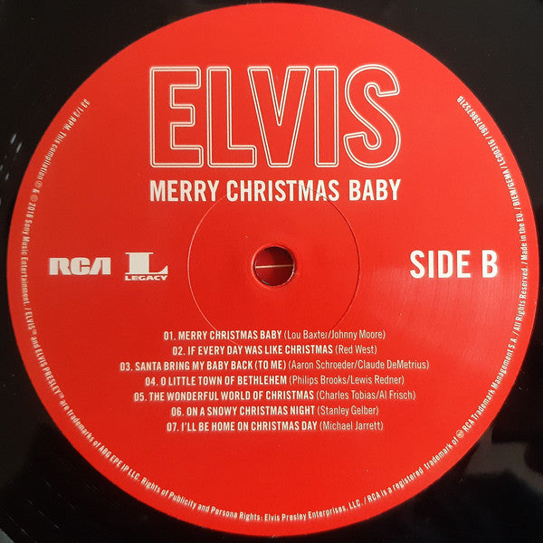 Elvis Presley : Merry Christmas Baby (LP, Comp)