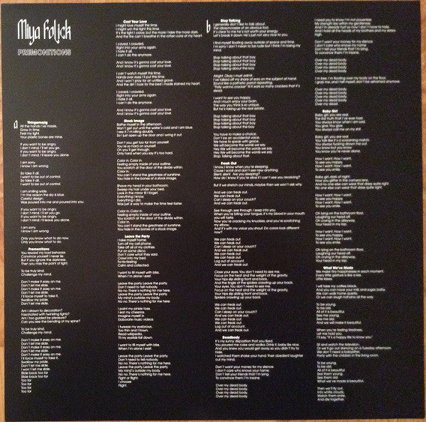Miya Folick : Premonitions (LP, Album, Club, Ltd, Num, Gol)