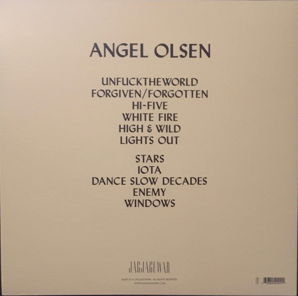 Angel Olsen : Burn Your Fire For No Witness (LP, Album, RP)