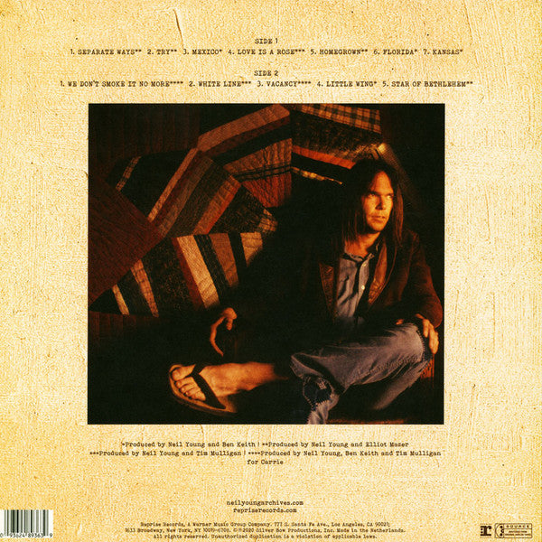 Neil Young : Homegrown (LP, Album, RSD, Ltd)