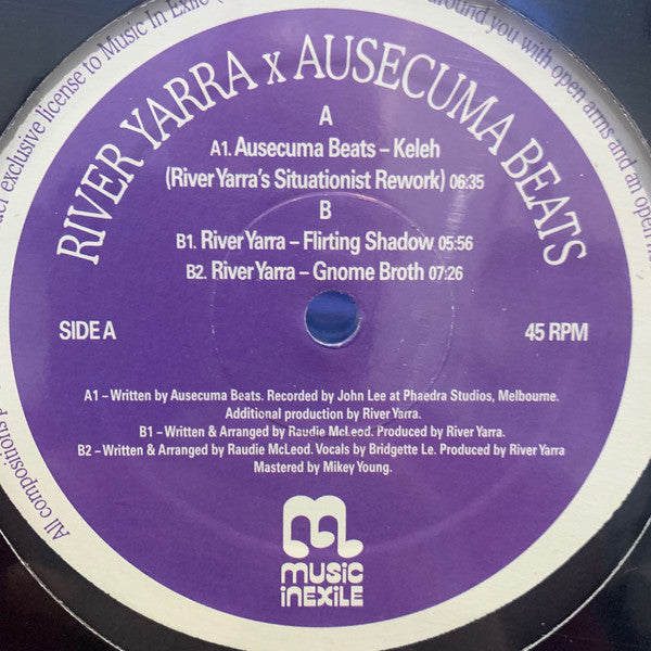 River Yarra x Ausecuma Beats : Music in Exile 009 (12", Maxi)