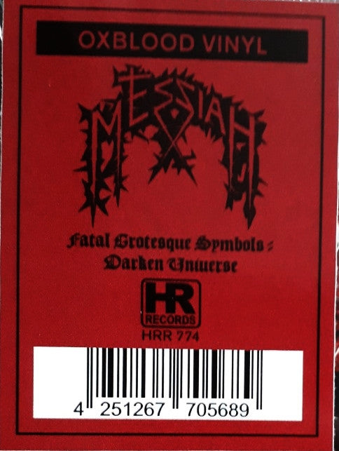 Messiah (5) : Fatal Grotesque Symbols ⸗ Darken Universe (12", EP, Ltd, Oxb)