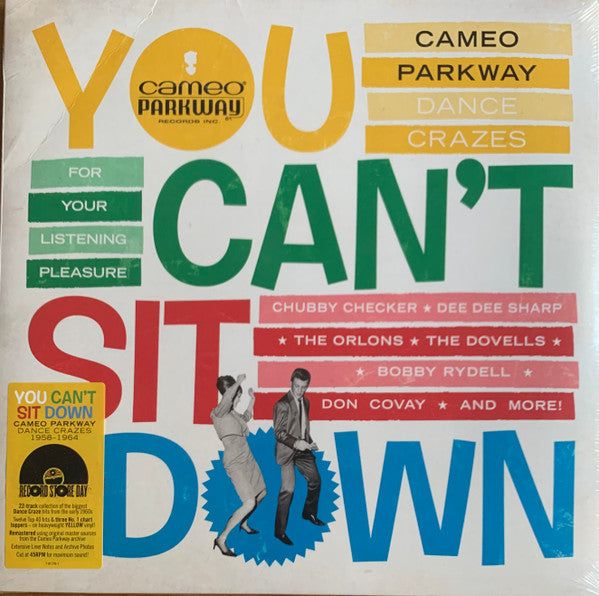 Various : You Can't Sit Down (Cameo Parkway Dance Crazes 1958-1964) (2xLP, RSD, Comp, RM, Yel)