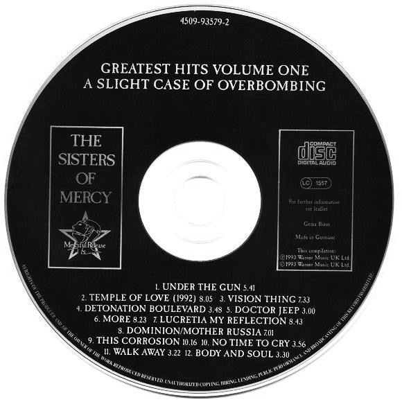 Sisters Of Mercy, The : Greatest Hits Volume One (A Slight Case Of Overbombing) (Album,Compilation)
