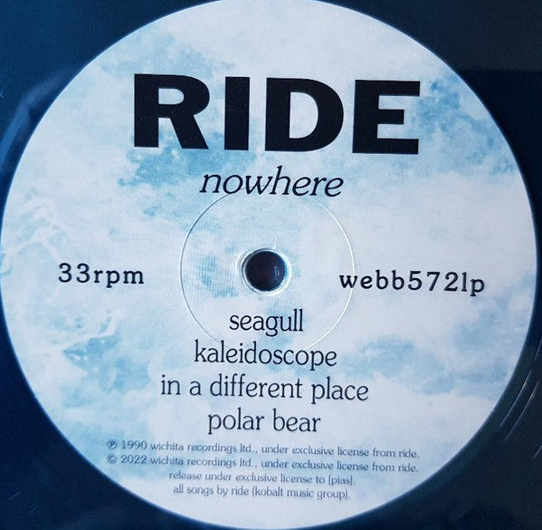 Ride : Nowhere (LP, Album, Ltd, RE, Blu)