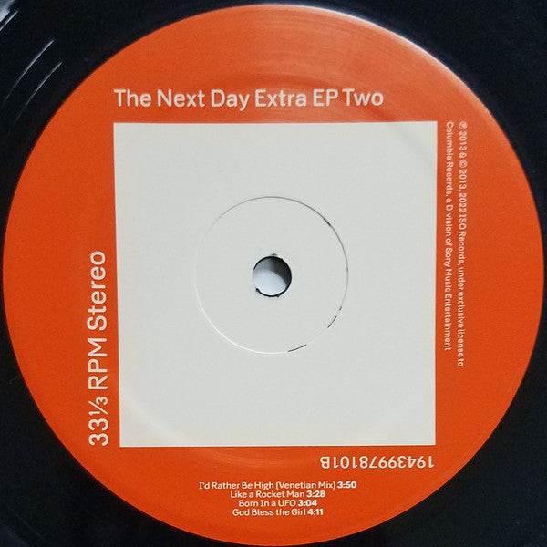 David Bowie : The Next Day Extra EP  (12", EP, RSD, RE, Uni)