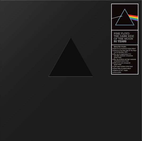 Pink Floyd : The Dark Side Of The Moon - 50 Years (CD, Album, RE, RM + CD, RE + LP, Album, RE, RM, Ga)