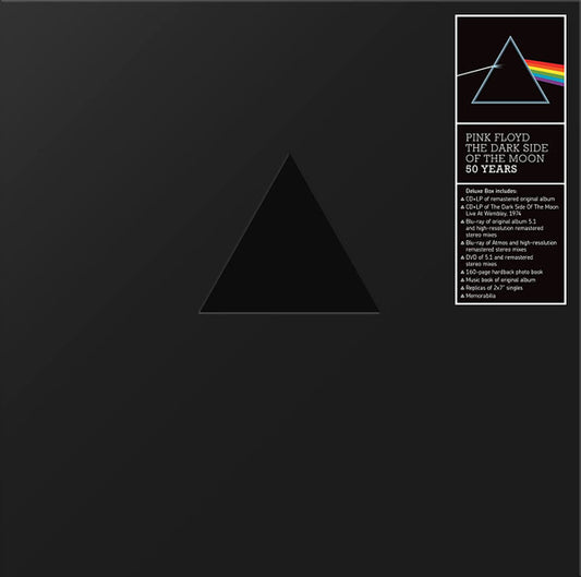 Pink Floyd : The Dark Side Of The Moon - 50 Years (CD, Album, RE, RM + CD, RE + LP, Album, RE, RM, Ga)