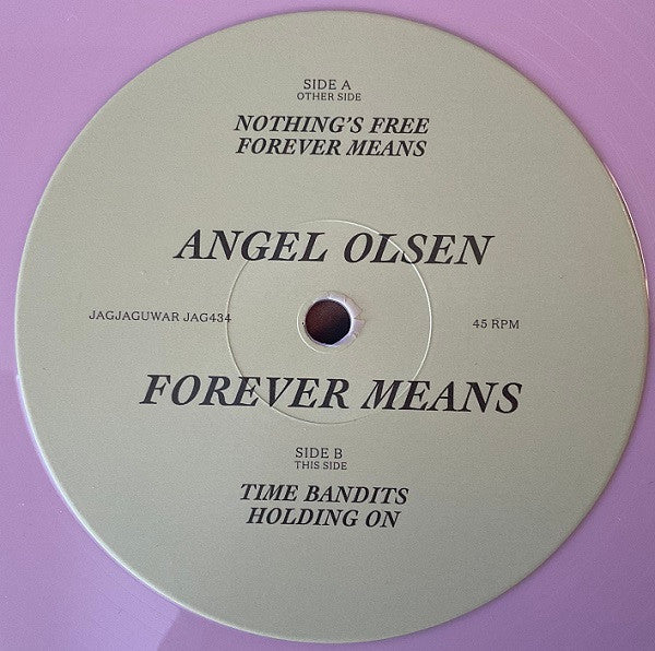 Angel Olsen : Forever Means (12", EP, Ltd, Pin)
