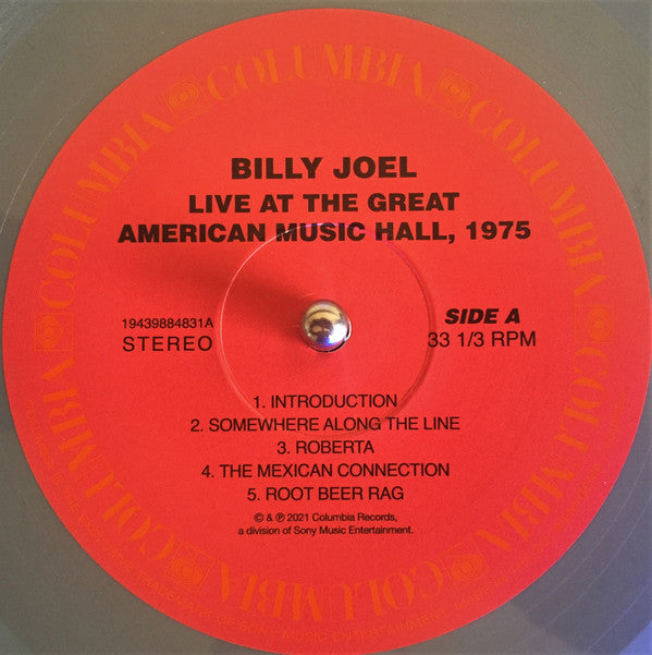 Billy Joel : Live At The Great American Music Hall, 1975 (2xLP, Album, RSD, Ltd, RE, Opa)