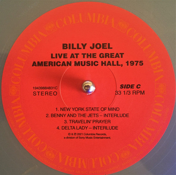Billy Joel : Live At The Great American Music Hall, 1975 (2xLP, Album, RSD, Ltd, RE, Opa)