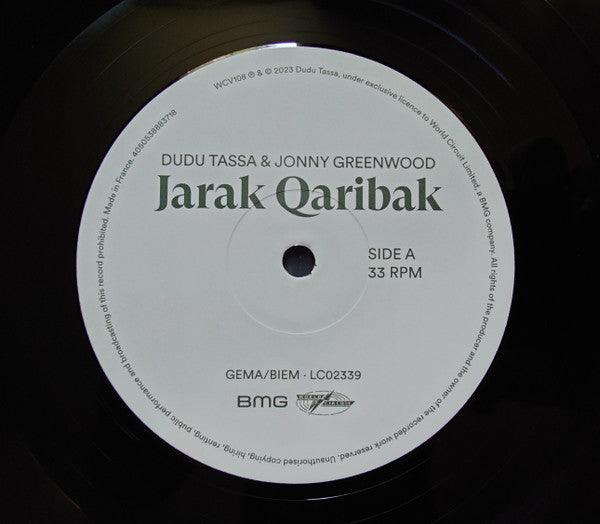 Dudu Tassa, Jonny Greenwood : Jarak Qaribak - جرك قريباك (LP, Album)