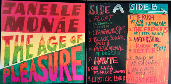Janelle Monáe : The Age Of Pleasure (LP, Album, Ora)
