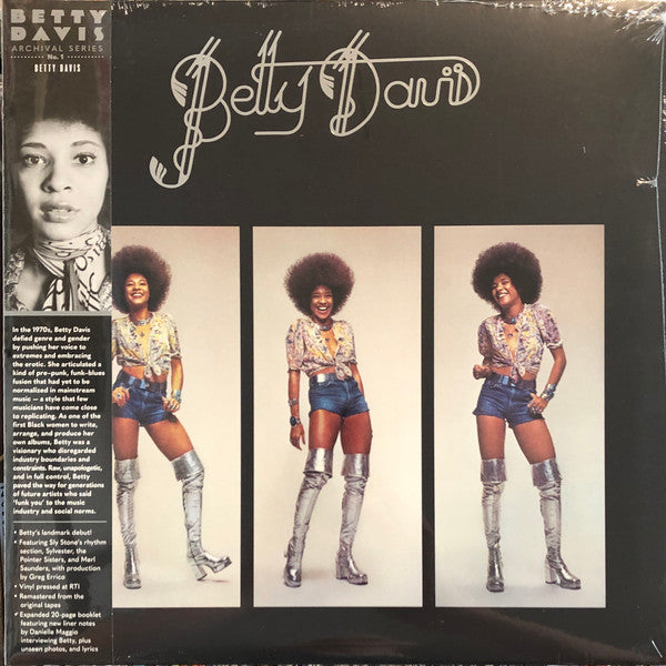 Betty Davis : Betty Davis (LP, Album, RE, RM, Obi)