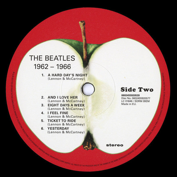 The Beatles : 1962-1966 (3xLP, Comp, RE, RM, Gat)