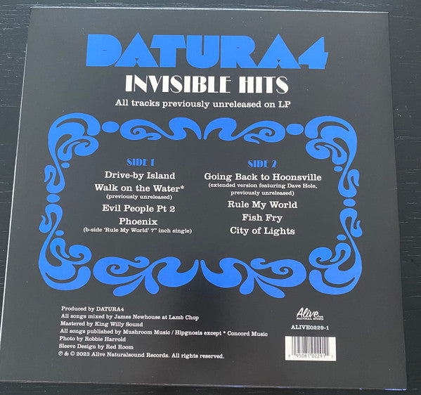 Datura4 : Invisible Hits (LP, Ltd, Tra)