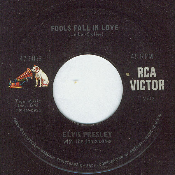 Elvis* : Indescribably Blue (7", Single)