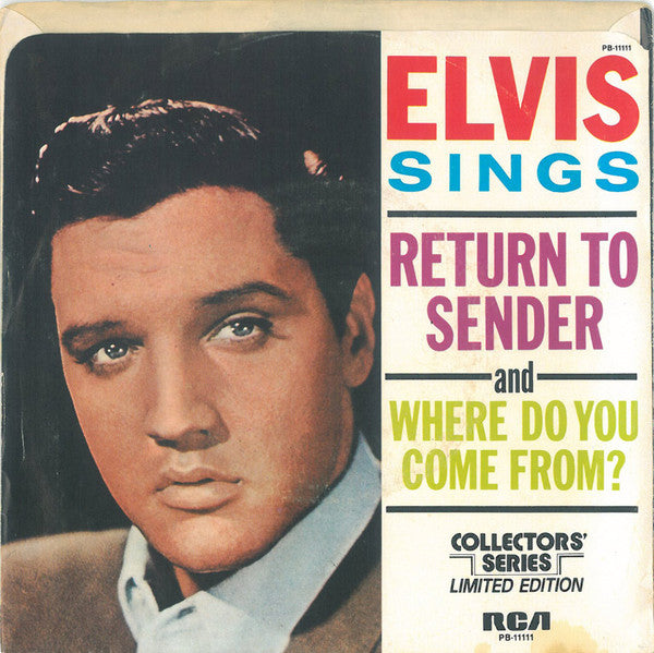 Elvis* : Return To Sender (7", Single, Mono, Ltd, RE, Styrene, Ter)