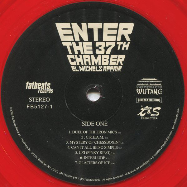 El Michels Affair : Enter The 37th Chamber (LP, Album, RP, Red)