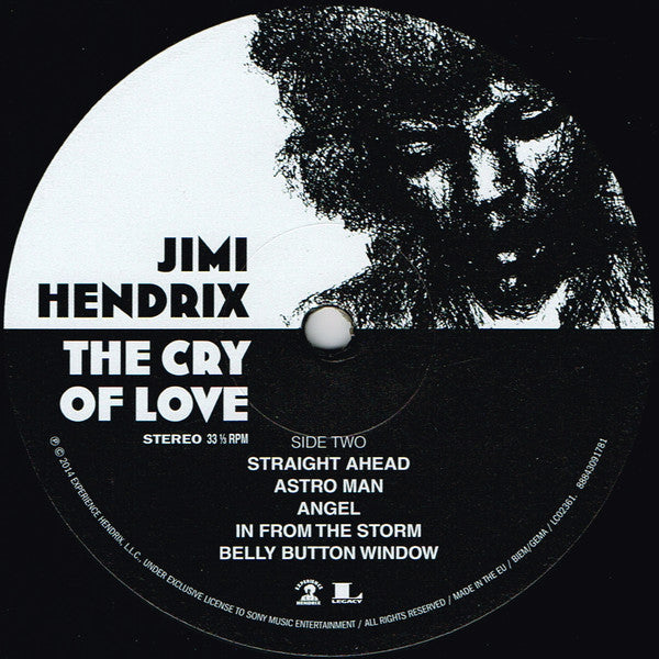 Jimi Hendrix : The Cry Of Love (LP, Album, RE, Gat)