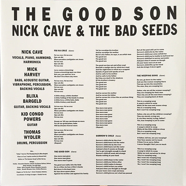 Nick Cave & The Bad Seeds : The Good Son (LP, Album, RE, RM)
