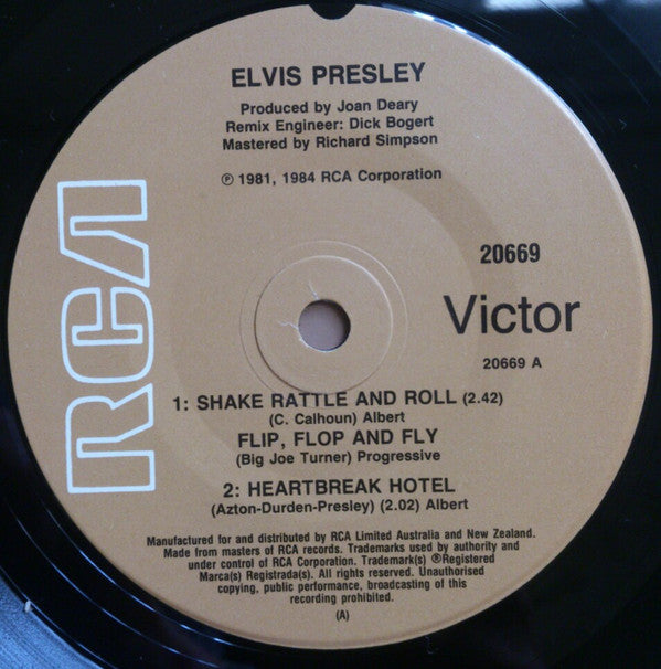 Elvis Presley : From The Waist Up (7", EP)
