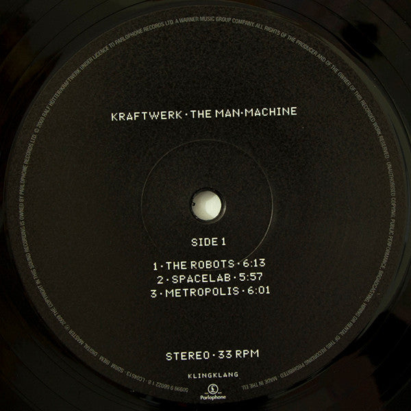 Kraftwerk : The Man•Machine (LP, Album, RE, RM, RP, 180)