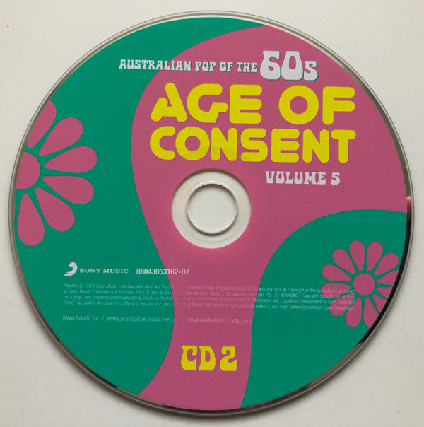 Various : Australian Pop Of The 60s - Volume 5 - Age Of Consent (2xCD, Comp)