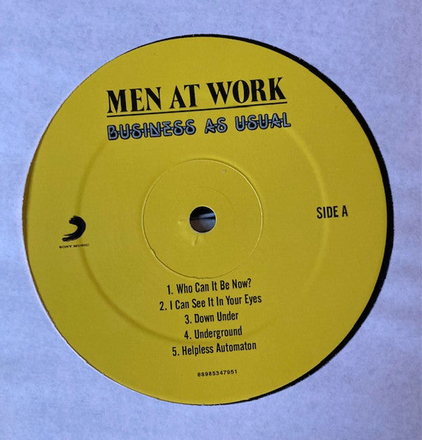 Men At Work : Business As Usual (LP, Album, RM)
